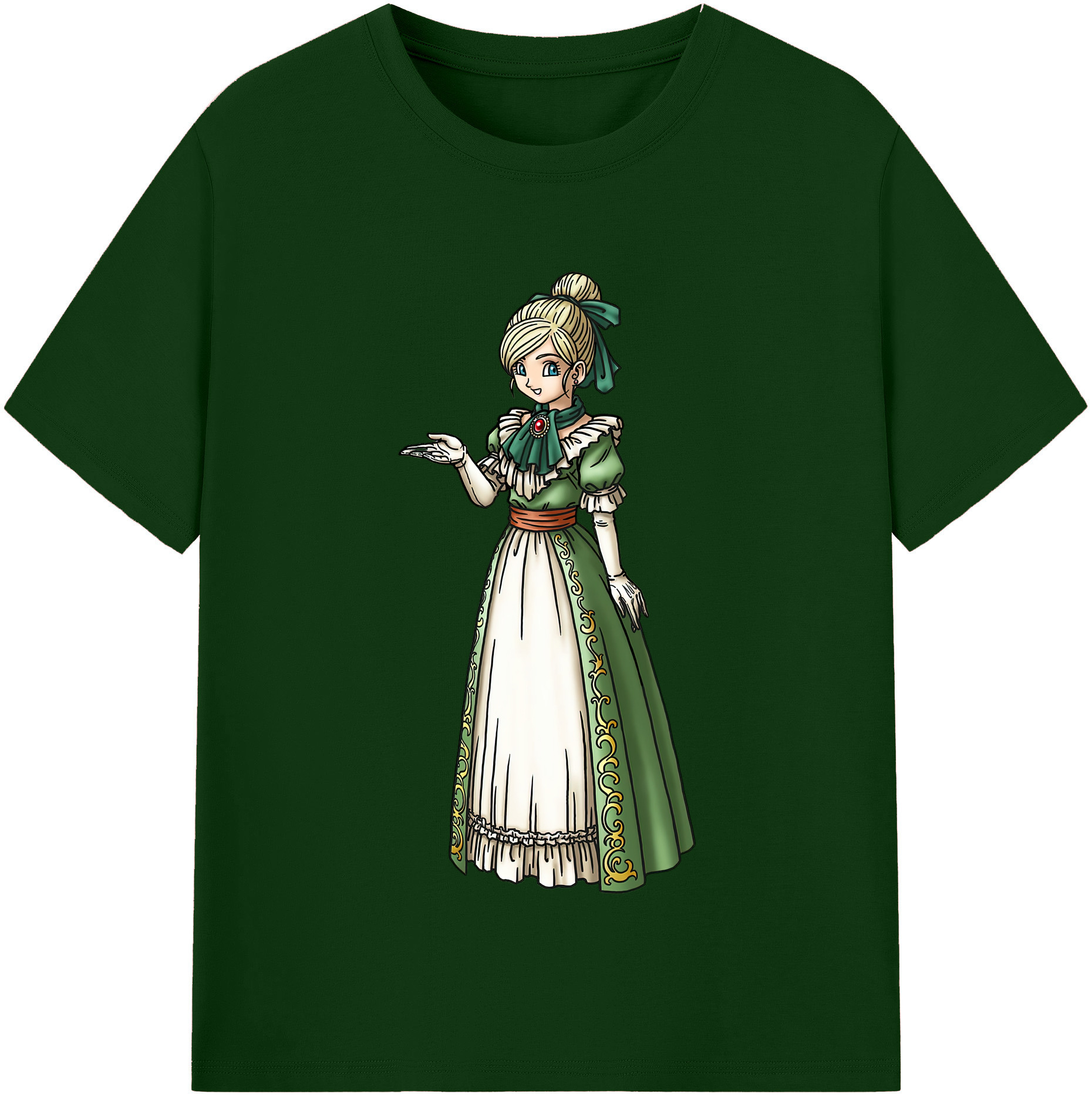 （画像用） ドラゴンクエスト Doragon Kuesuto Dragon Quest 綿100％半袖Tシャツ（フロントプリント）